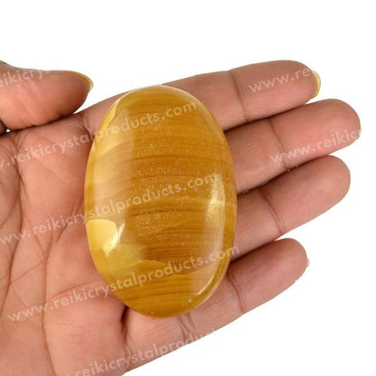 Natural Calcite Palm Stone 5 cm Healing Crystal