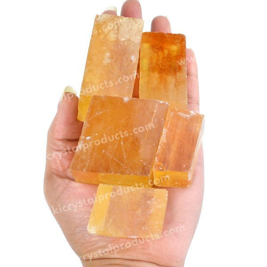Yellow Honey / Calcite Raw Rough Stones