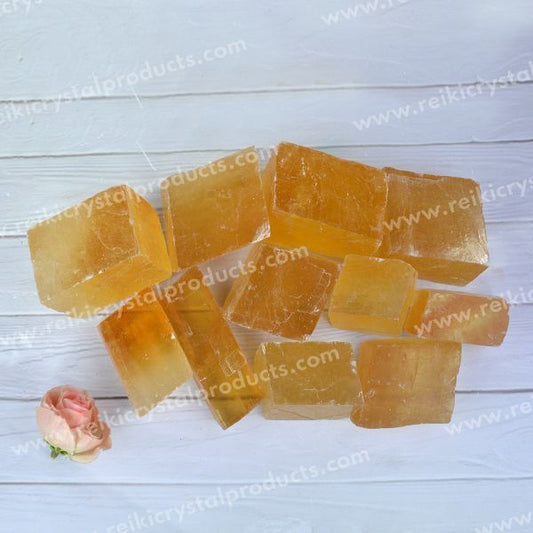 Yellow Honey / Calcite Raw Rough Stones