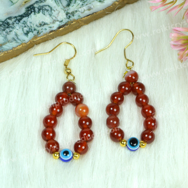 Natural Crystal Stone Bead Earring for Girls & Women