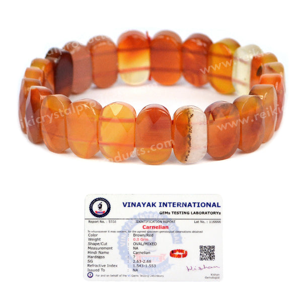 Certified Natural Crystal Stones Exotic Bracelet