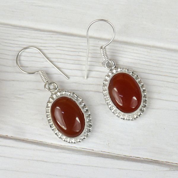 Natural Crystal Stone Earrings with for Girls and Women