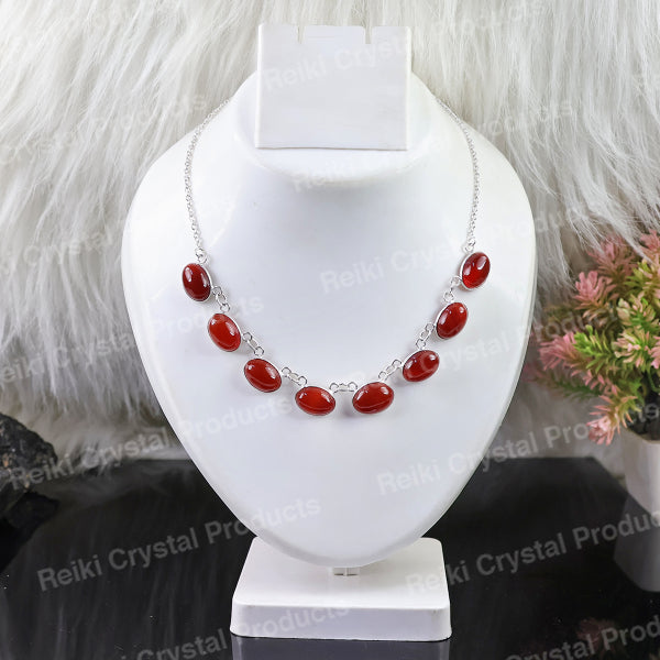 Natural Crystal Stone Necklace for Girls And Women