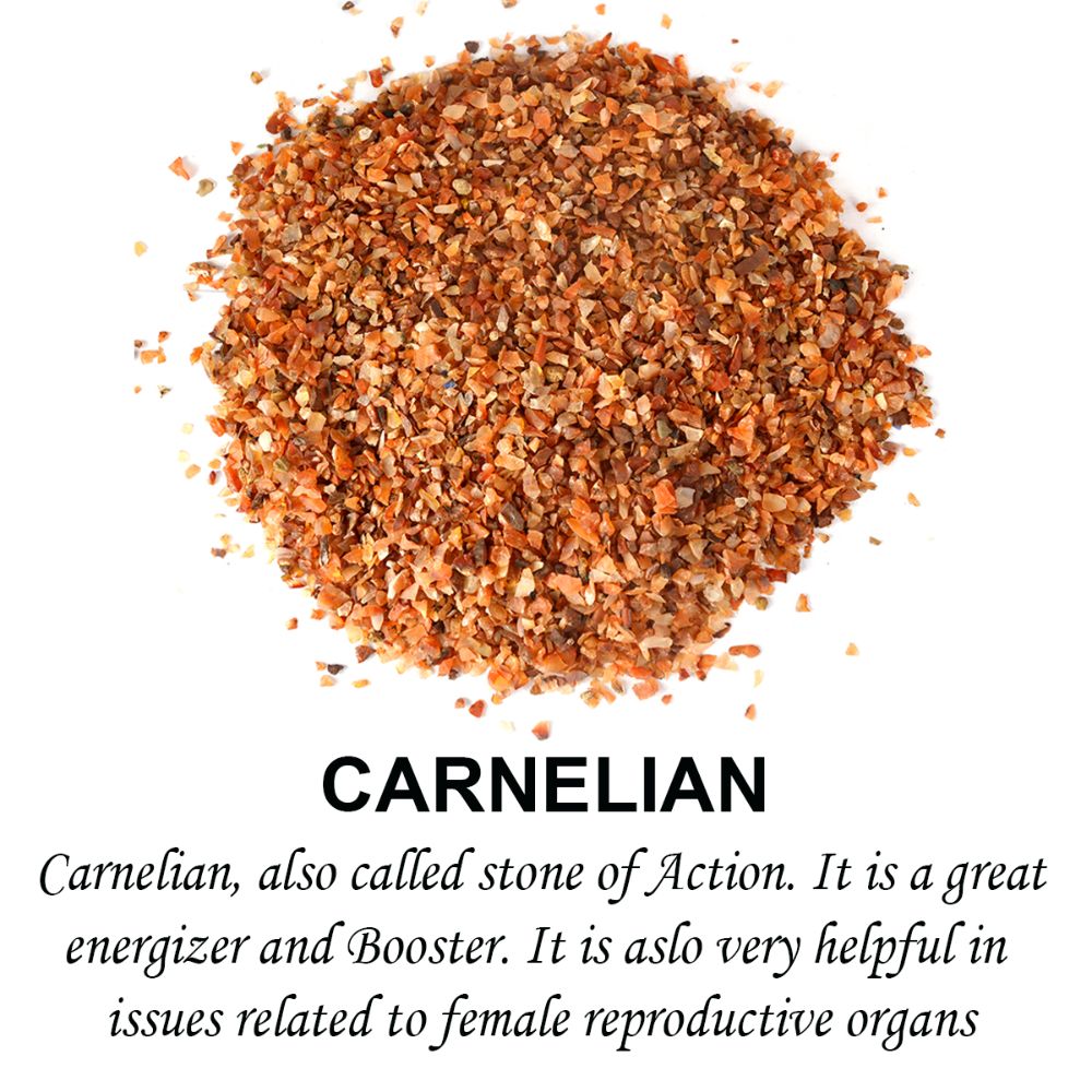 Natural Carnelian Dust / Chura 500 Gm