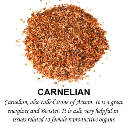 Natural Carnelian Dust / Chura 500 Gm