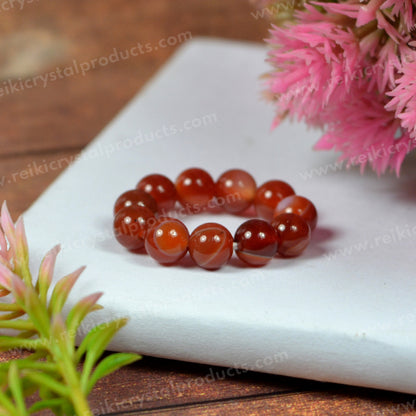 AAA Natural Crystal Stone Beads Ring 6mm