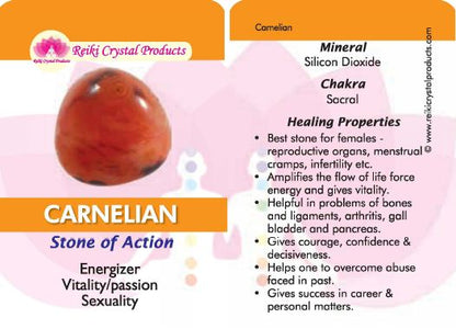 Carnelian Crystal / Stone Chips-1 Kg