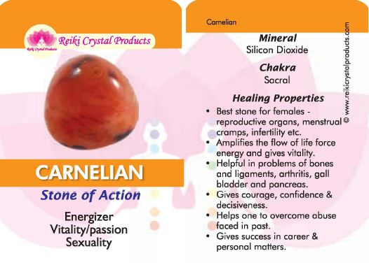 Carnelian Crystal / Stone Chips-1 Kg