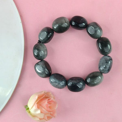 Natural Crystal Stone Big Tumble Bracelet