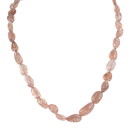 Natural Crystal Stone Cherry Quartz Necklace for Women