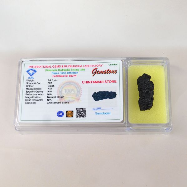 Lab Certified Chintamani Stone Bead
