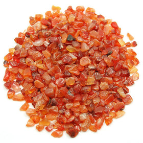 Carnelian Crystal / Stone Chips | Natural Carnelian Healing Crystal Chips for Reiki, Meditation, Chakra Balancing, Vastu, Feng Shui, Crystal Grids,