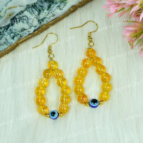 Natural Crystal Stone Bead Earring for Girls & Women