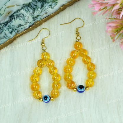 Natural Crystal Stone Bead Earring for Girls & Women