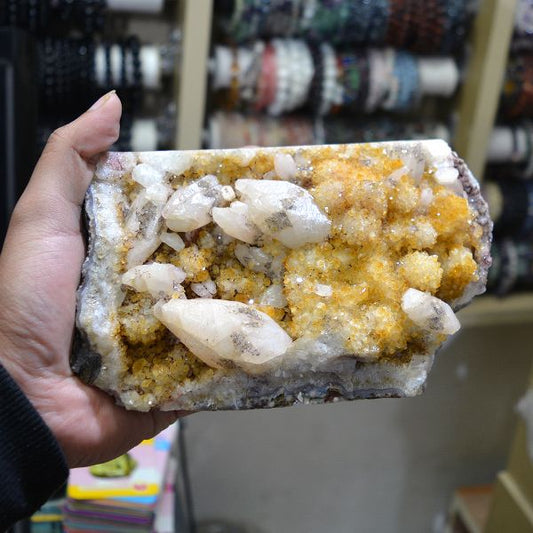 Natural Citrine Cluster