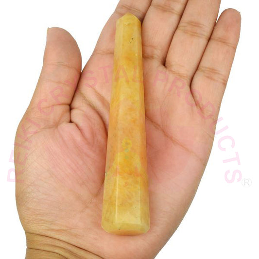 Citrine Pencil Obelisks for Reiki Healing