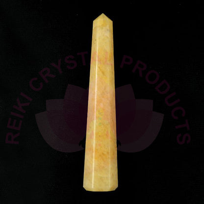 Citrine Pencil Obelisks for Reiki Healing