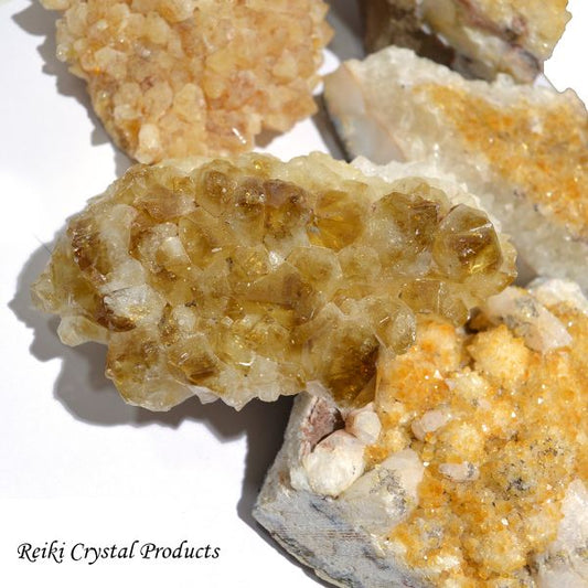 Natural Citrine Cluster