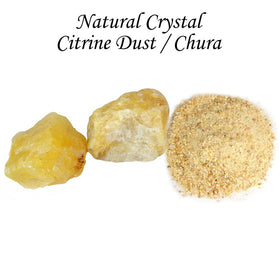 Natural Citrine Dust Chura 100 Gram Pack