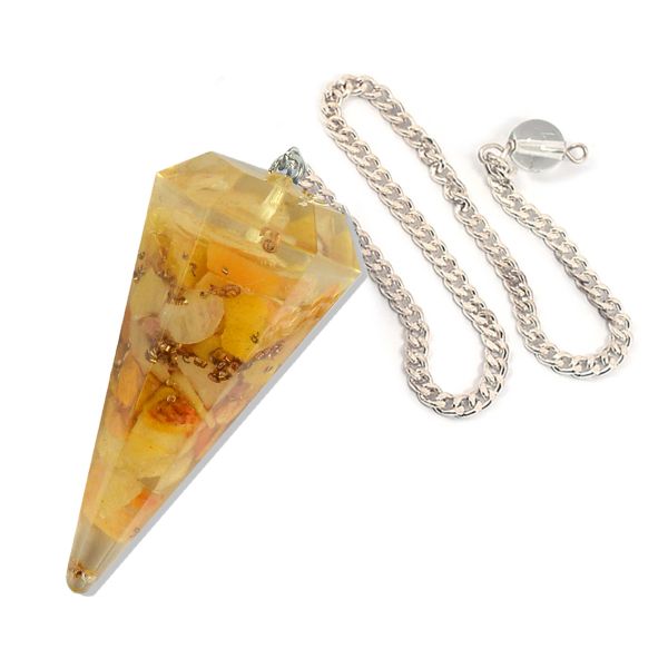 Natural Stone Orgone Dowser - Pendulum