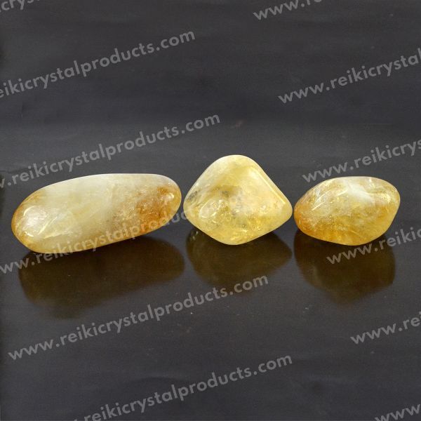 Natural Citrine Tumble Stone Pack of 100 gram