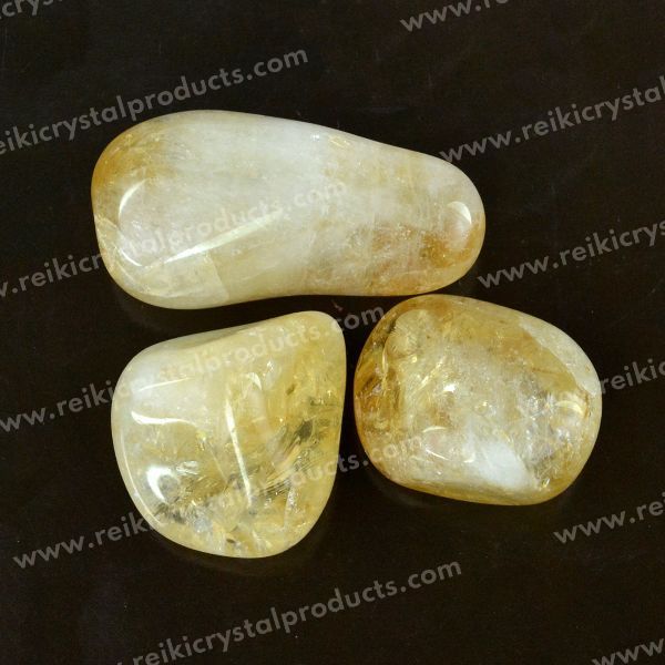 Natural Citrine Tumble Stone Pack of 100 gram