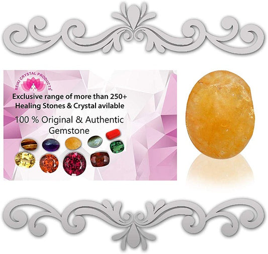 Natural Citrine Loose Gemstone -7.25 Ratti