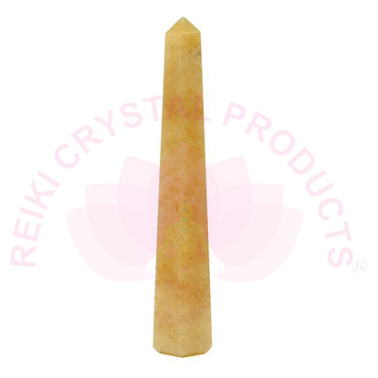 Citrine Pencil Obelisks for Reiki Healing