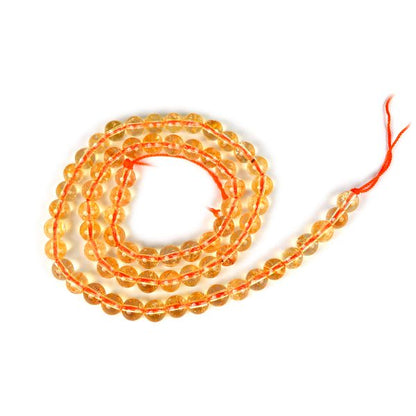 Natural Crystal Stone 6 mm Round Loose Beads 65-70 pcs for Making Bracelet Mala Necklaces
