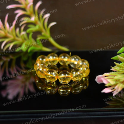 AAA Natural Crystal Stone Beads Ring 6mm
