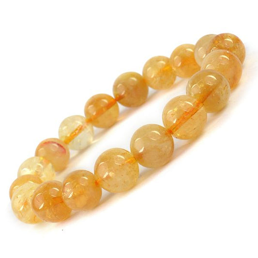 AAA Citrine 10mm Round Bracelet
