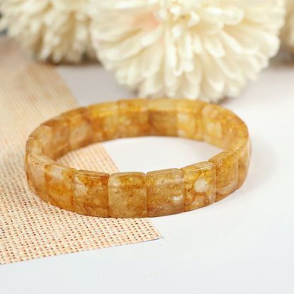 Natural Original Crystal Stone Exotic Bracelet for Unisex
