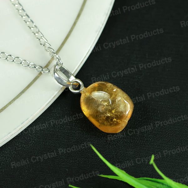 Citrine Tumble Pendant and Vastu, Wealth