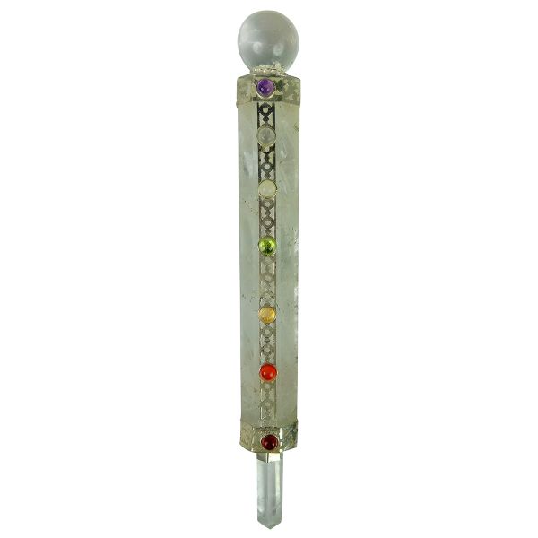 Clear Quartz Healing Wand/Pencil-Reiki Healing and Crystal Healing Wand
