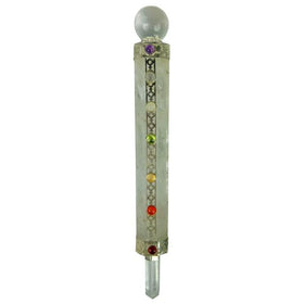 Clear Quartz Wand for Chakra Balancing and Meditation