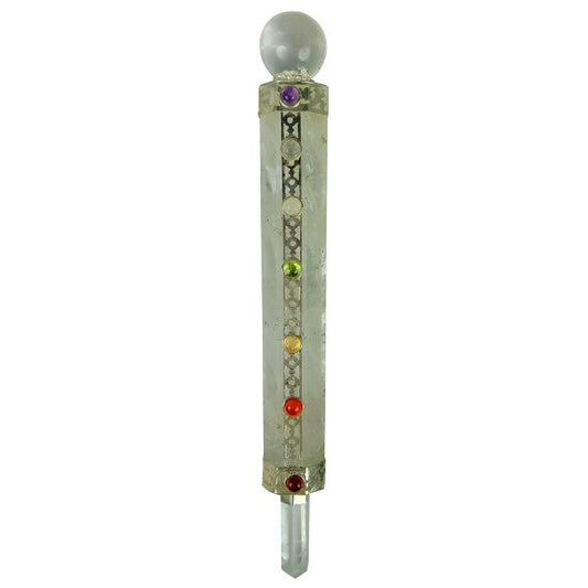 Clear Quartz Healing Wand/Pencil-Reiki Healing and Crystal Healing Wand