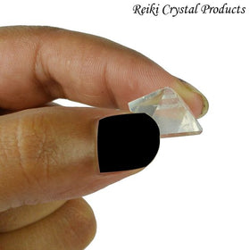 Mini Clear Quartz Healing Crystal Pyramid