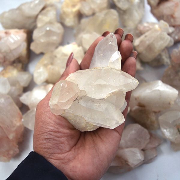 Natural Clear Quartz Cluster Rough