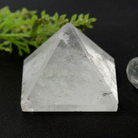 Clear Quartz Healing Crystal Pyramid