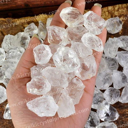Clear Quartz Brazilian Raw Rough Stones