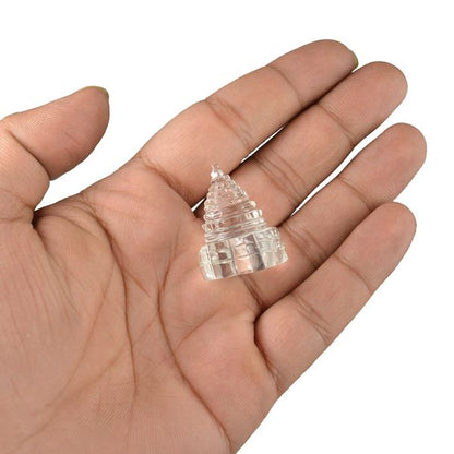 Clear Quartz Shree Yantra | Sphatik Shree Yantra