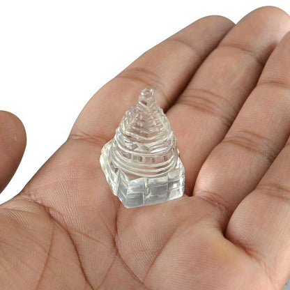 Clear Quartz Shree Yantra | Sphatik Shree Yantra