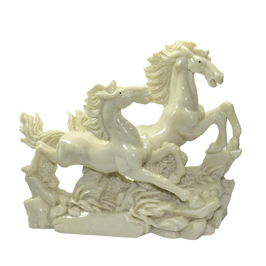 2 / Two White Running Horse