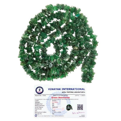 Certified Natural Crystal Stone Chip Beads Mala - Necklace