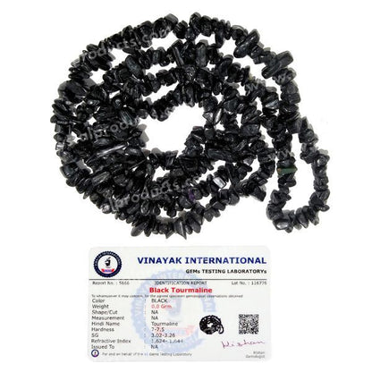 Certified Natural Crystal Stone Chip Beads Mala - Necklace