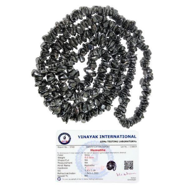 Certified Natural Crystal Stone Chip Beads Mala - Necklace