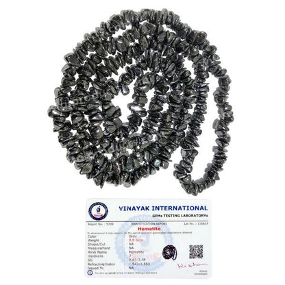 Certified Natural Crystal Stone Chip Beads Mala - Necklace