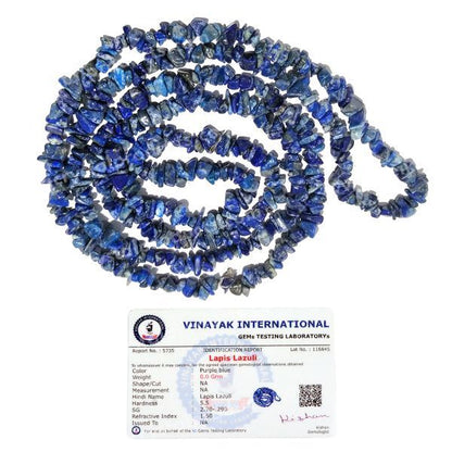 Certified Natural Crystal Stone Chip Beads Mala - Necklace