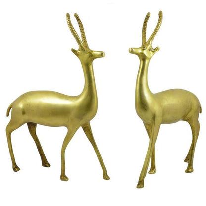 Brass Deer Statue Showpiece for Vastu Grace and Harmony Big size