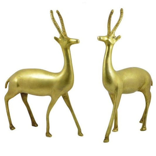 Brass Deer Statue Showpiece for Vastu Grace and Harmony Big size